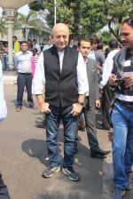 Anupam Kher snapped at airport on 9th Feb 2016